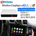 HaiSunny беспроводной CarPlay для Porsche Поддержка Android Авто обновление оригинальный экран GPS Smart MuItimedia Cayman Car play PCM 3,1