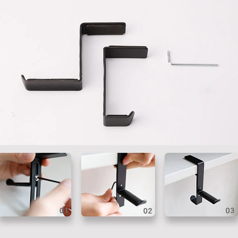 

Foldable Headphone Stand Hanger Table Holder Headset Bracket Space Save Mount JS23