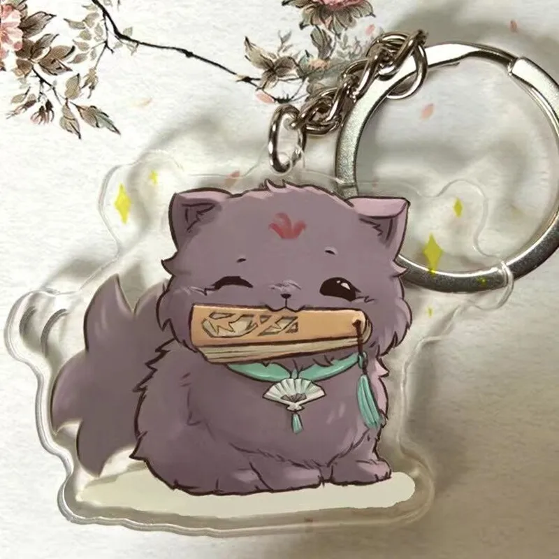 Брелок для ключей Shen Qingqiu Luo Binghe акриловая самосберегающая система аниме Злодей