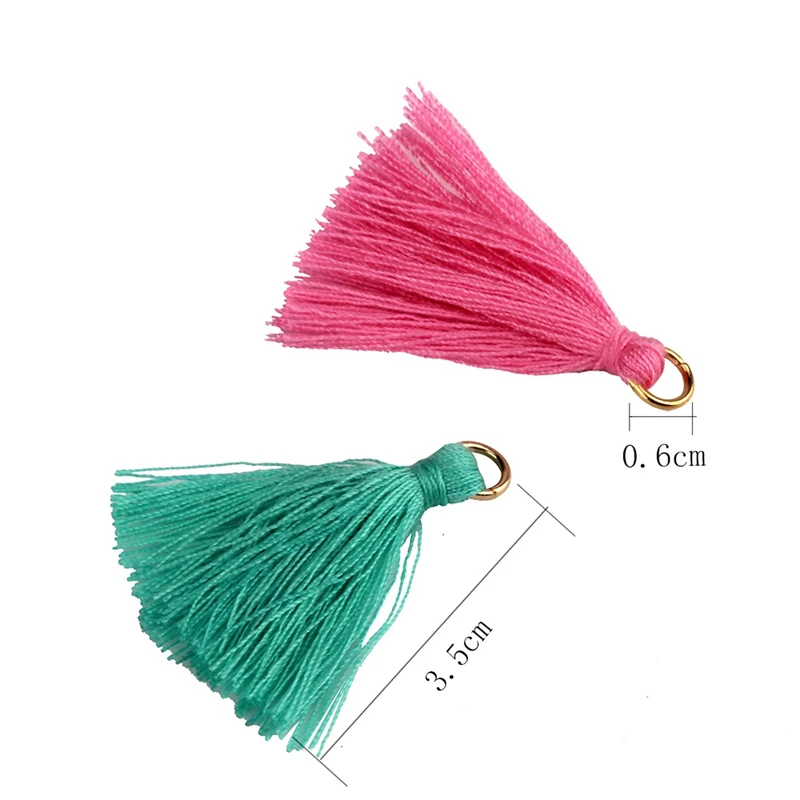 50 шт. вечерние мини подвески с кисточками и бахромой для самостоятельного
