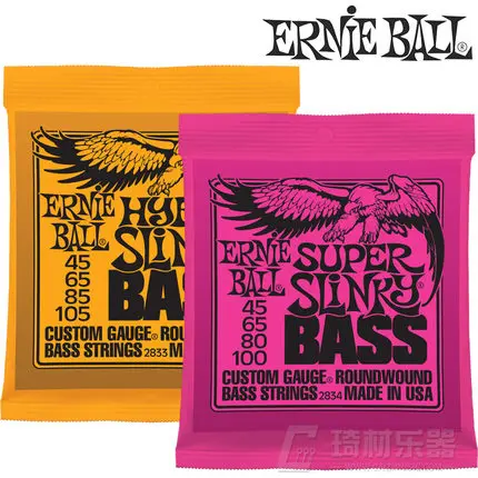 Струны Ernie Ball для бас гитары высокое качество 2835 2832 2834 2831|guitar strings|bass guitar stringsernie ball |