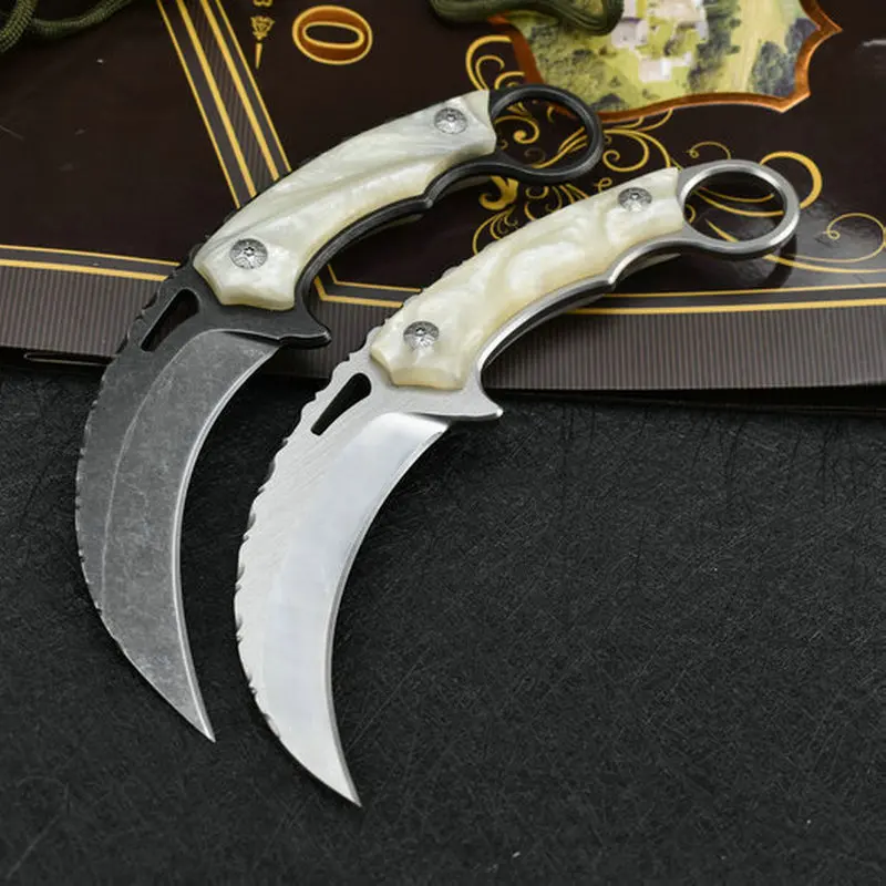 Ножи карамбит ястреб коготь ястреба нож для выживания на природе защиты