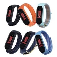 nylon strap for xiaomi mi band 5 6 straps sport loop watch belt pulsera correa miband strap wristband bracelet on mi band 4 3