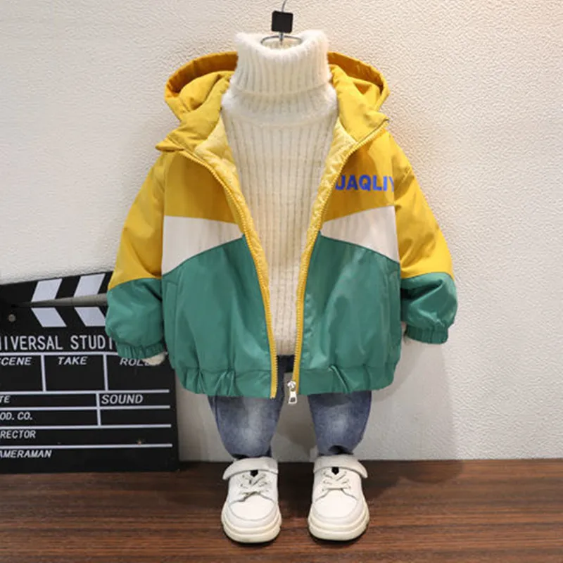 

Куртка детская демисезонная на молнии, с длинным рукавом, на возраст 2-10 лет