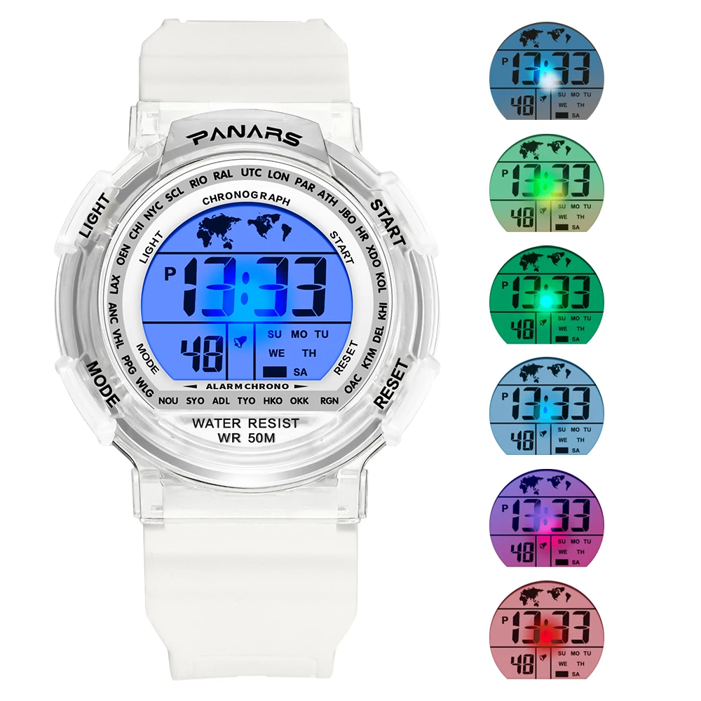 

SYNOKE Fashion Waterproof Children Boy Girl Watch Digital LED Watches Alarm Date Sports Electronic Digital Watch Dropship 1451