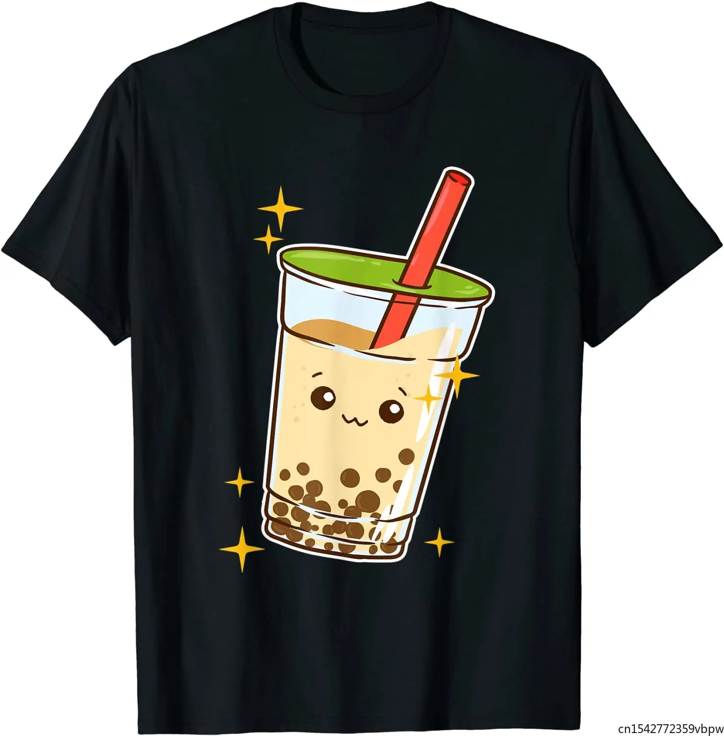

Cute Kawaii Bubble Tea Boba Lover Gift Milk Tea Tapioca T-Shirt