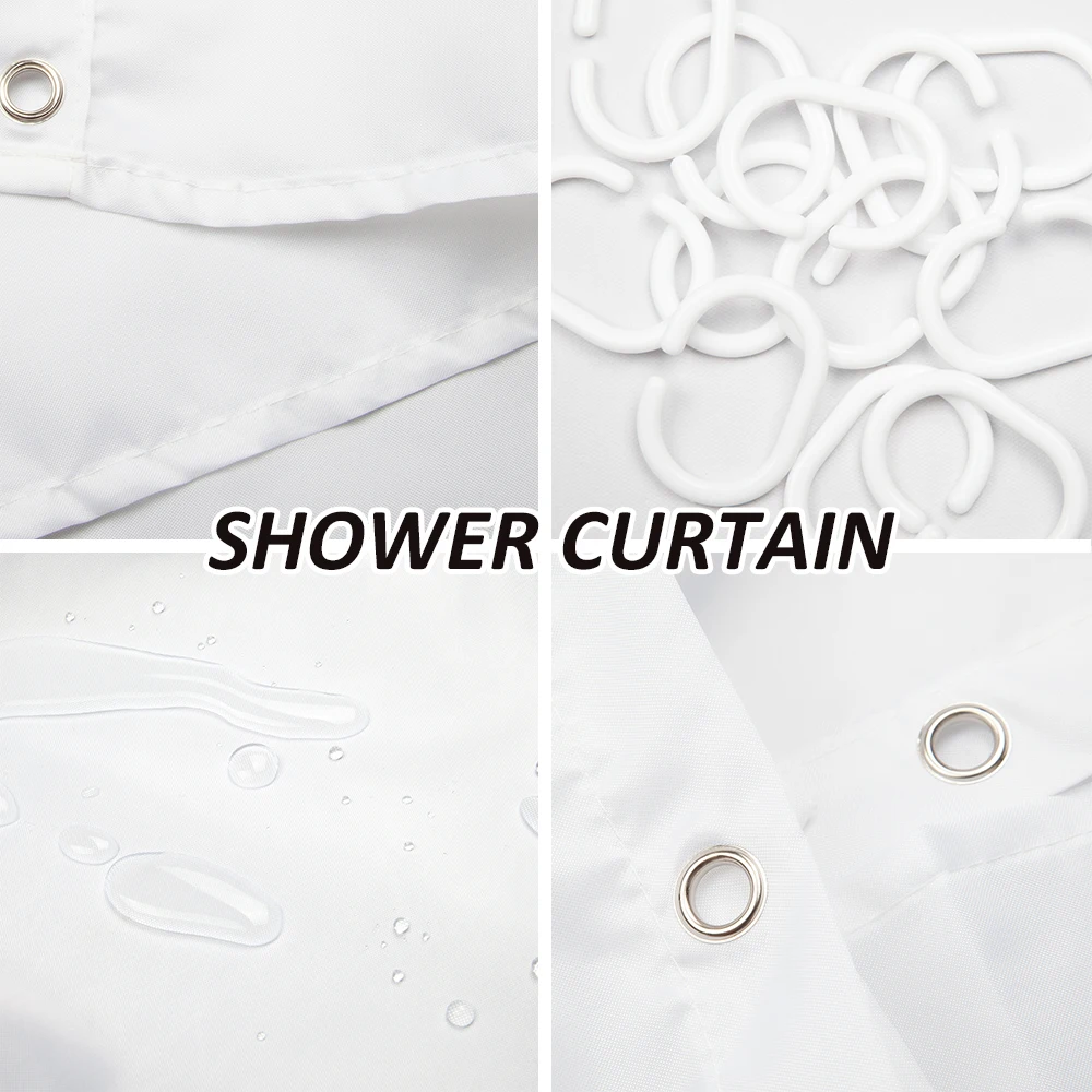 Abstract Color Field Shower Curtain Set Bathroom Decor | Дом и сад