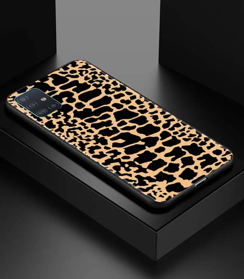 

Pink Leather Snake Soft Case for Samsung Galaxy A50 A10 A20e A70 A30 A40 A20s A10s A10e A80 A90 5G Black TPU Phone Cover Coque