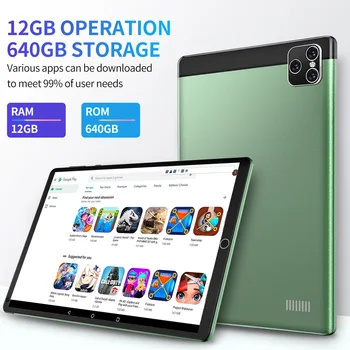 Tablet PC P8 IPS 12GB 640GB 8 Inch Global Tablette 5G 8800mAh New Pad Google Play GPS WPS Office 12 Core Dual SIM Send Keyboard Other Image