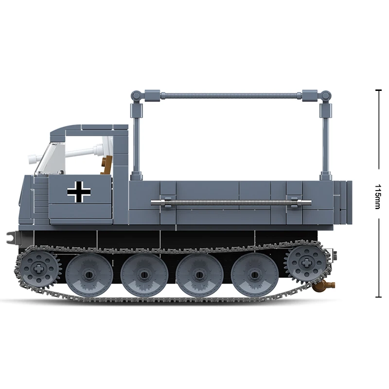 551 шт. Военный танк немецкая наполовину отслеживаемая машина солдат полиция
