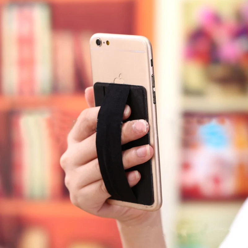 

2pcs/lot Large Size Phone Holder Finger Phone Grip Elastic Belt Anti Slip For Smartphone Accessories