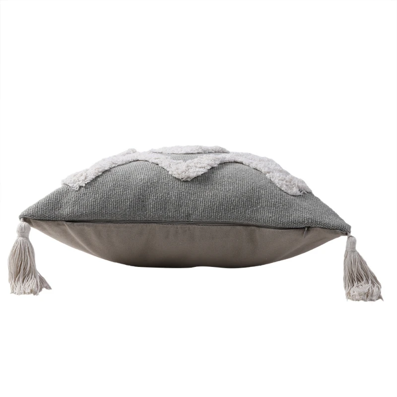 Практичные чехлы на подушки мягкие удобные черно-белые Классическая Подушка