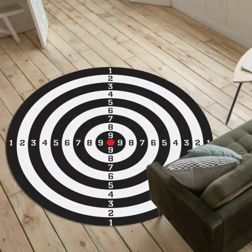 Дротика доска шаблон Круглый площадь ковер спальня гостиная стул коврик Декор |