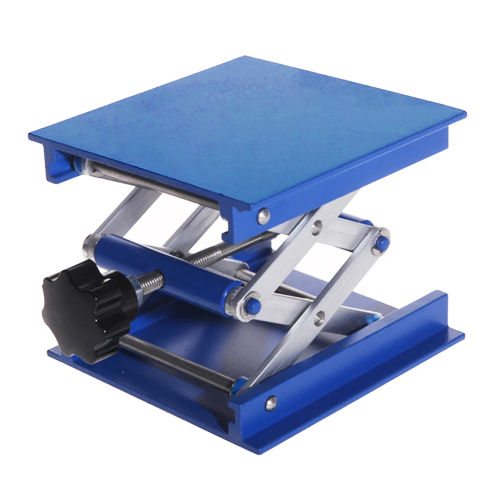 Aluminum Alloy Manual Control Support Stand Adjustable Scissor Rack Experiment Tool Woodworking Laboratory Lifting Platform | Инструменты