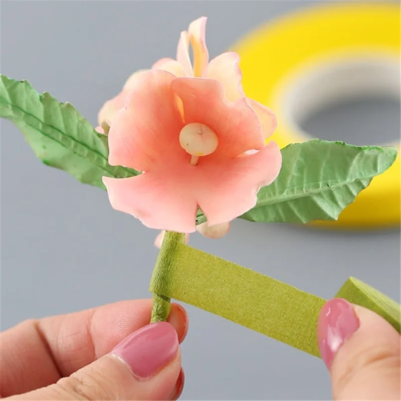 1 рулон Цветочный стебель гирлянда лента искусственный цветок Обертывания Декор