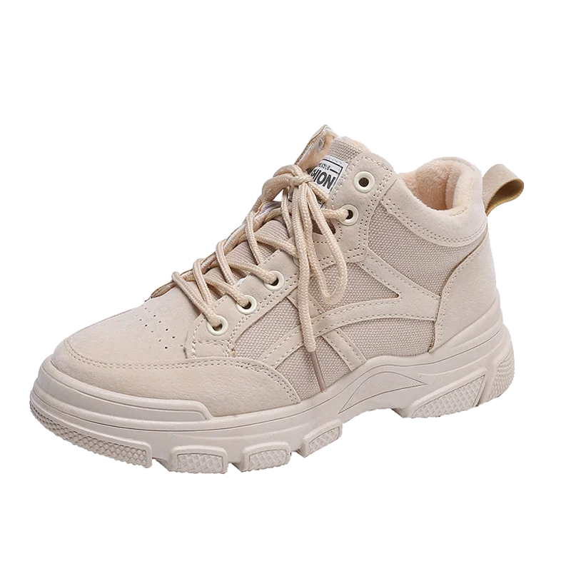 

Женские ботинки с вельветовой подкладкой, зимние, теплые, повседневные, спортивные