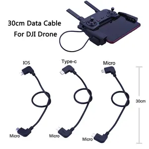 Кабель для передачи данных OTG для DJI Spark Mavic AIR 2 Pro Mini 12SE 2 Pro Zoom Hubson Zino Micro-USB Type-C, адаптер, соединитель для телефона и планшета