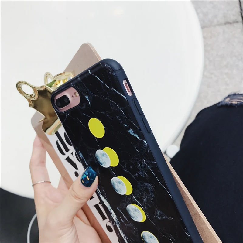 Совершенно новый мягкий чехол с рисунком Луны для iPhone 11 11Pro 11ProMax X Xs XR XsMax 8Plus 8 7Plus 7 6