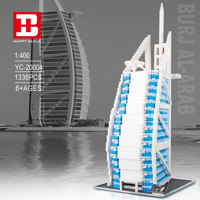 

Happy Build Assemble Toys Bricks Set City Street Series MOC Model Shop Street Gift For Kids Toys For Adults