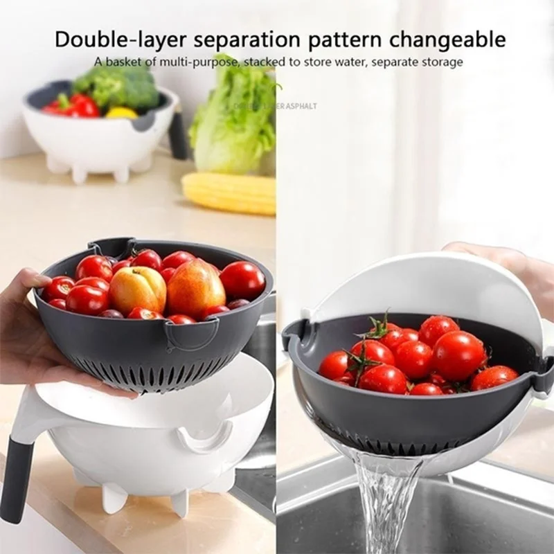 

Lazy Multi-function Vegetable Cutter Nine-in-One Family Manual Round Fruit and Vegetable Cut Filament Fancy Vegetable Cutter Kit