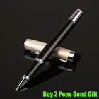 Новое поступление, брендовая полностью Металлическая дизайнерская офисная ручка для письма для бизнесмена, купите 2, отправьте подарок