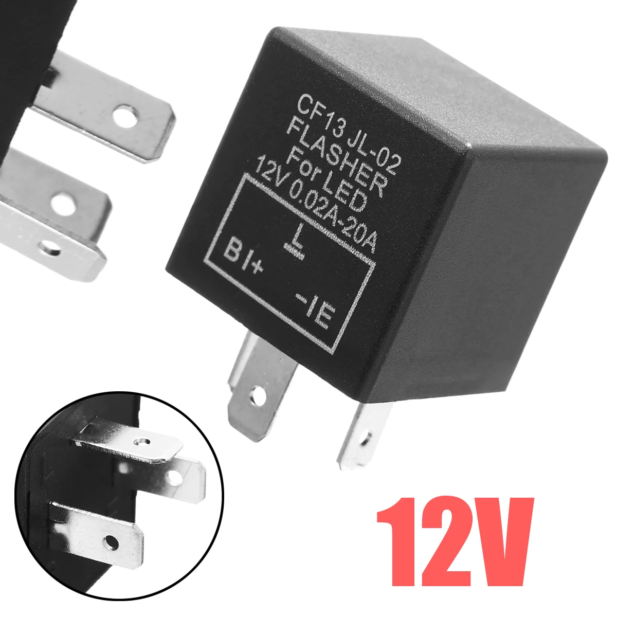 1 шт 12V 3Pin автомобильный проблесковый маячок реле CF13 JL 02 Исправить СВЕТОДИОДНЫЙ