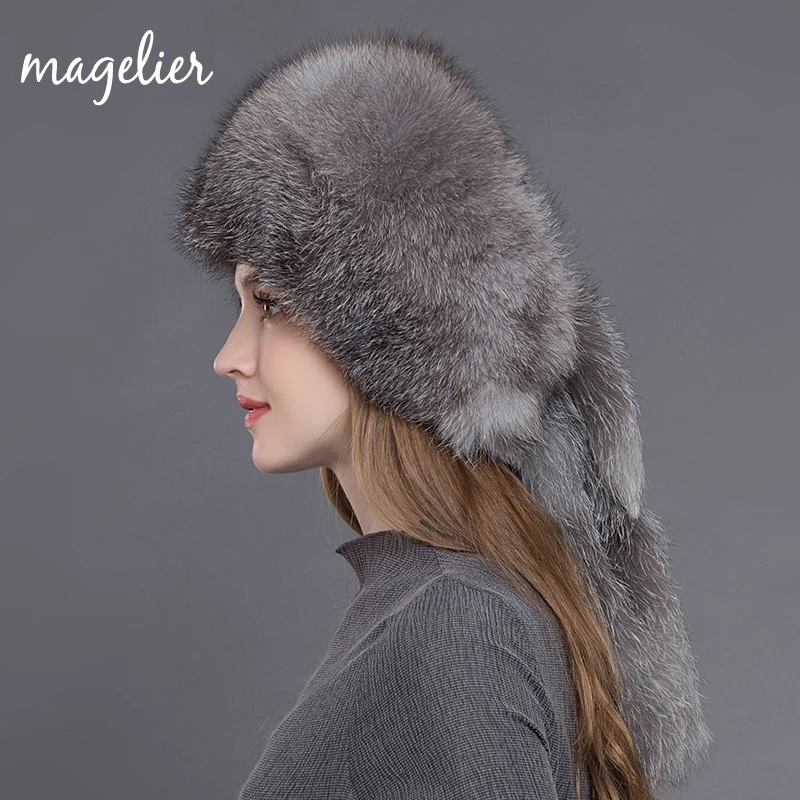 Женские шапки с натуральным мехом зимние теплые меховые для русской зимы
