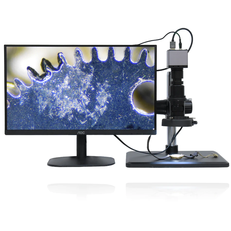

Full HD 1080P 60FPS HiSilicon 3516A Sensor Industrial Electronic Video Microscope Full Focus HDMI Magnifier for Welding Repair