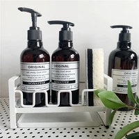 scandinavian bath shampoo storage bottle simple travel portable shampoo bottle rangement detergent organizer shampoo bottle box