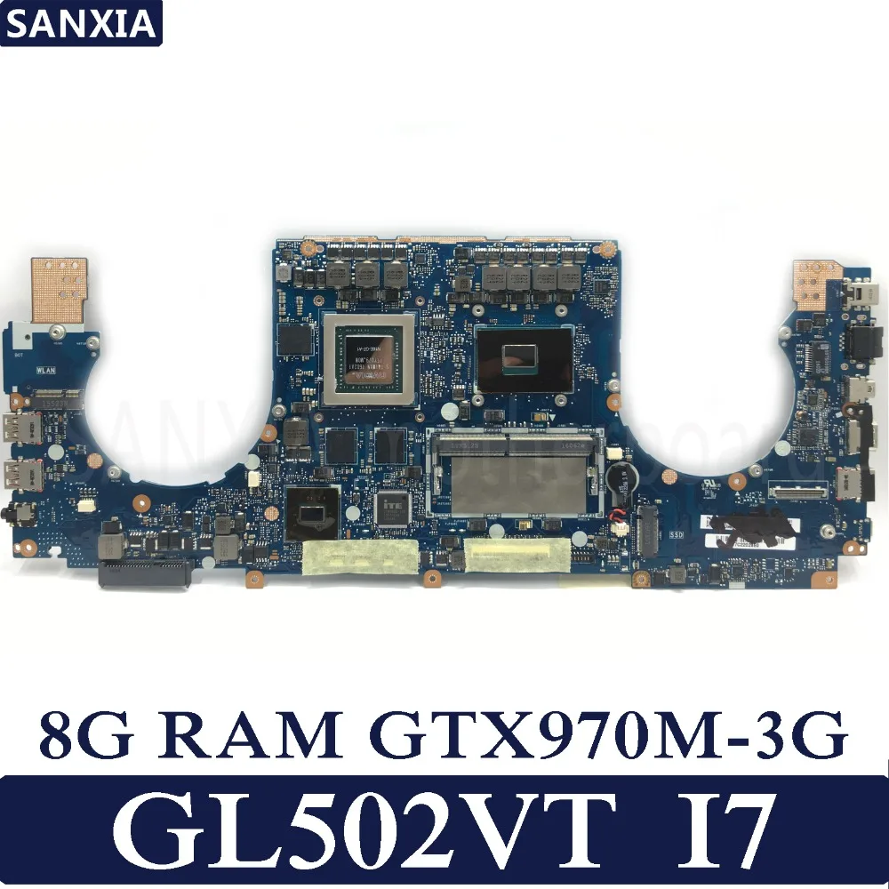Kefu ROG GL502VT материнская плата для ноутбука ASUS GL502VS GL502V GL502 тесты оригинальная 8 г