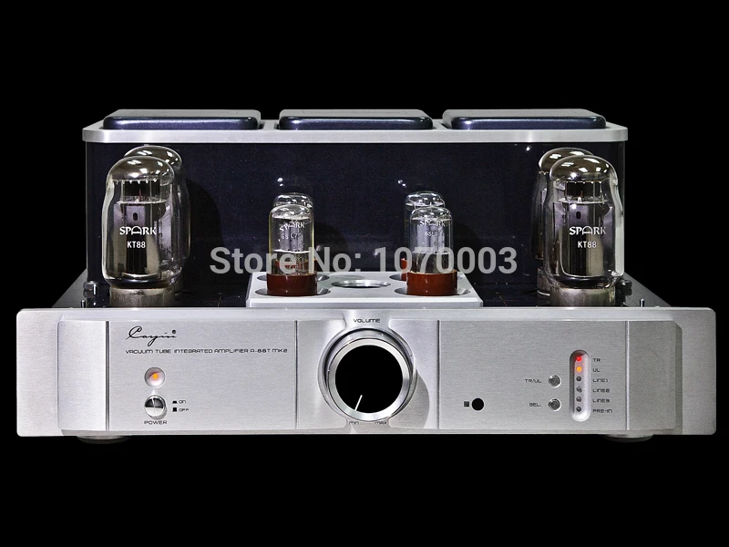 Q-007 Cayin A-88TMK2 усилитель вакуумной трубки EL34 KT88 6550EH x4 класса AB push-pull усилитель TR~ UL переключатель 35 Вт* 2