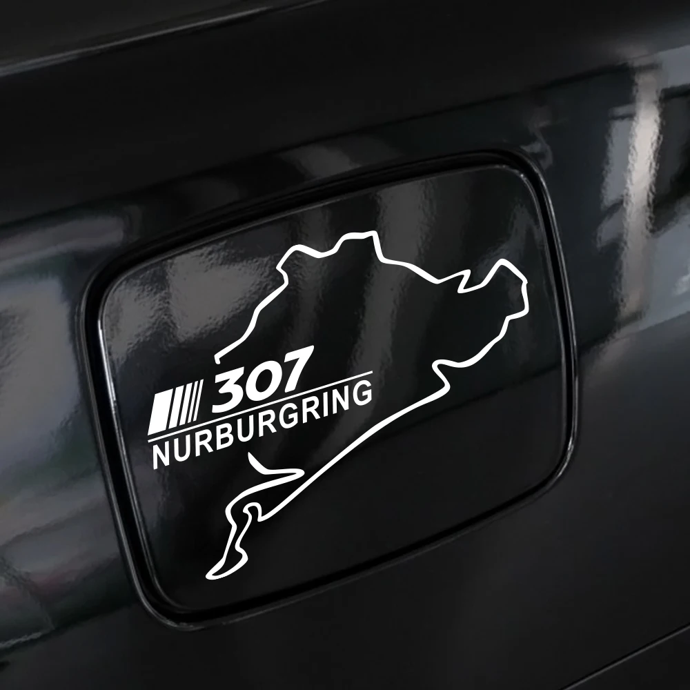 Гоночный Nurburgring крышки топливного бака автомобиля Декор Стикеры Авто