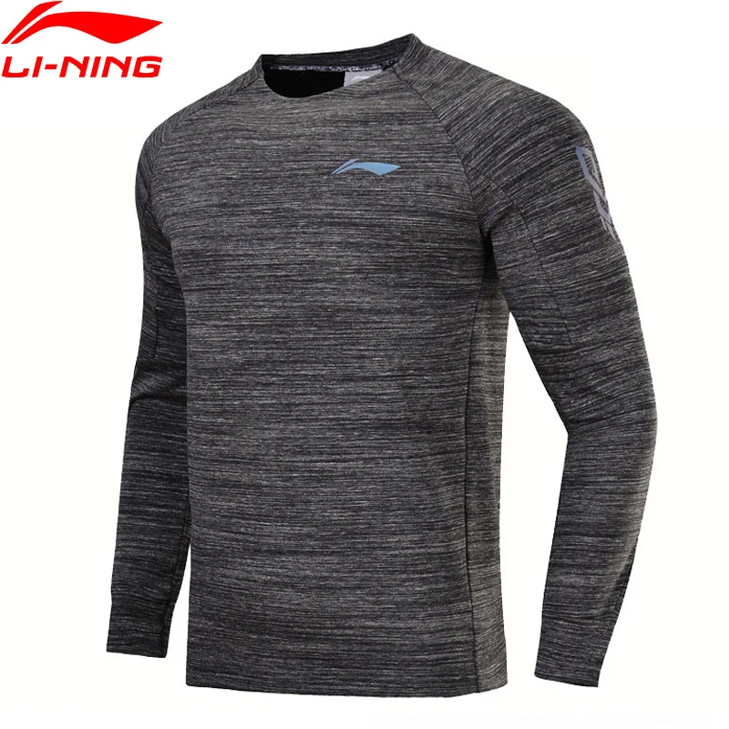 Li Ning мужской баскетбольный свитер из 100% хлопка комфортное спортивное пальто с
