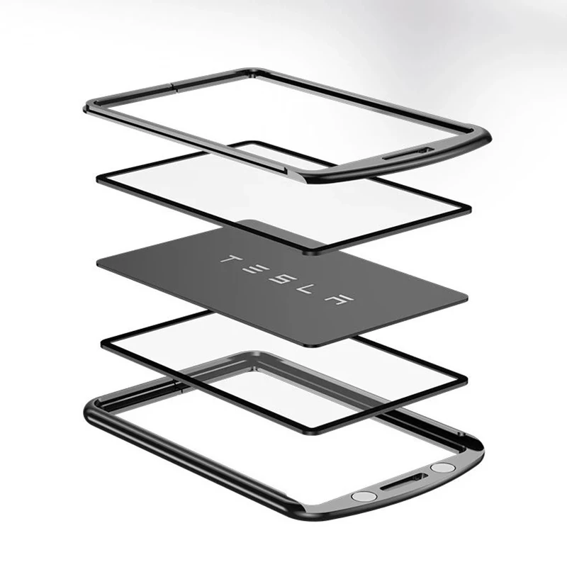 Чехол для ключей Tesla model 3 защитный чехол металлическое кольцо | Автомобили и