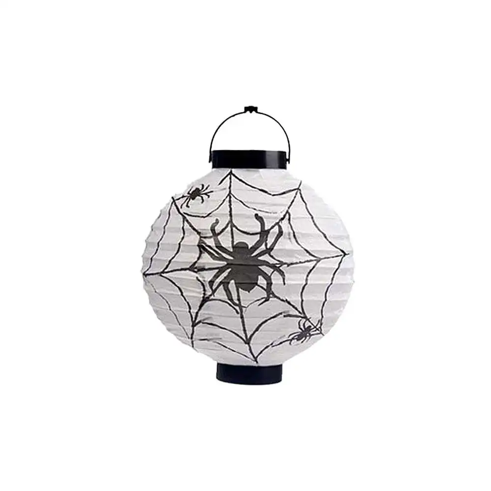 Бумажные фонари в виде тыквы на Хэллоуин Светодиодный Фонари можно вешать или