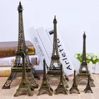 5-13 см бронзовая Парижская башня Металлические ремесла Статуэтка Модель домашний декор сувенирная модель детские игрушки для детей