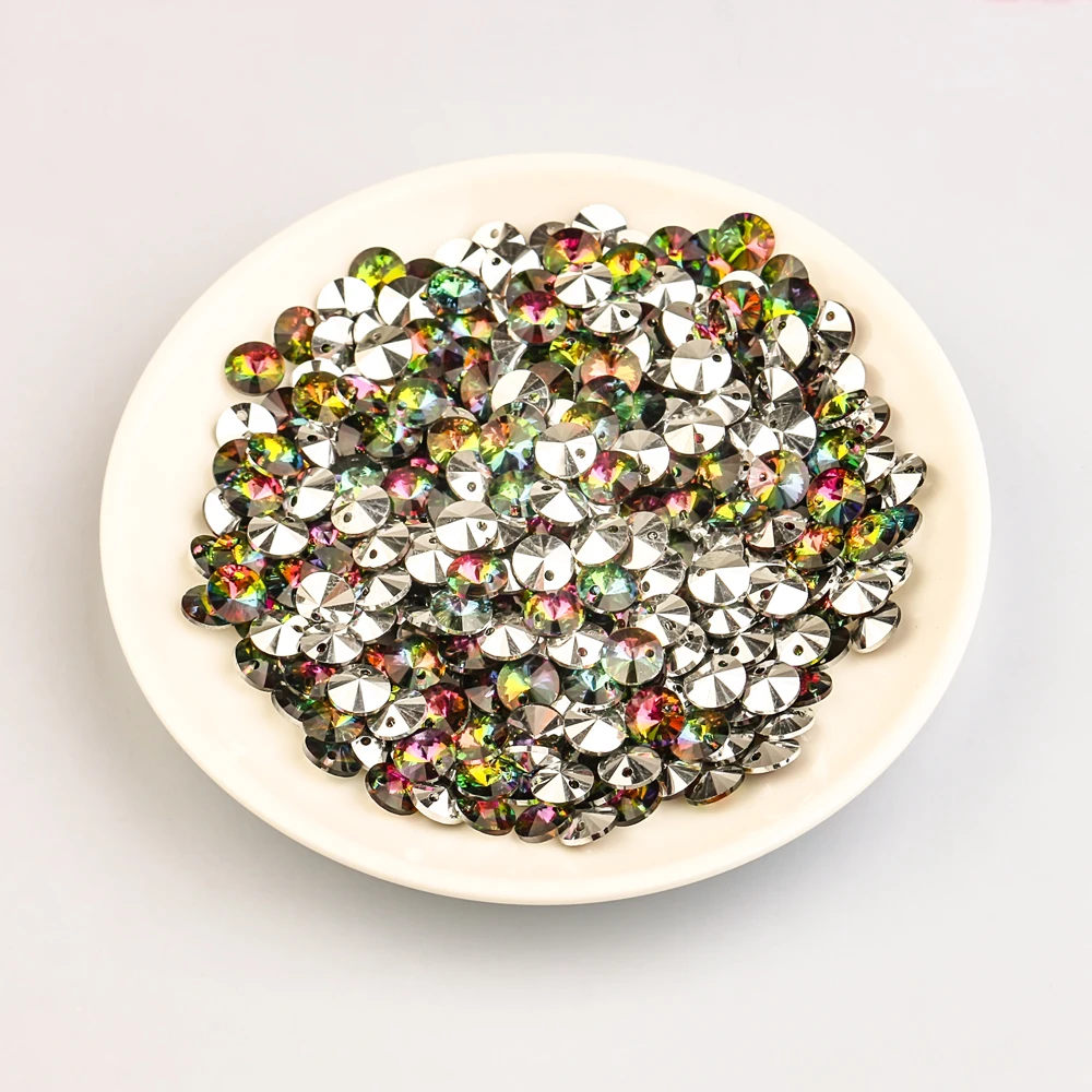 50pcs/lot 8mm Craft Lampwork Glass Loose Bead Czech Cabochons Murano Oblate Crystal Beads Jewelry DIY For Necklace Pendants | Украшения и