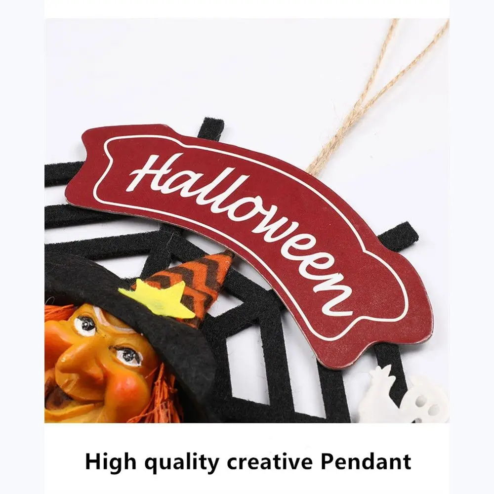 Creative Halloween Spider Web Pendant Festival Scene Layout Decoration Non-woven Ornaments Door Hanging Decor | Дом и сад
