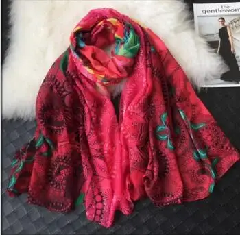 Ярко-желтый desigual женский длинный красный шарф с геометрическим рисунком, осень-весна, Испанский Дизайн, подарки на день рождения - Цвет: Ярко-желтый