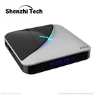 Приставка Смарт-ТВ A95X F3 Air 4K 2021 Android Amlogic S905x3 четырехъядерная DDR3 4 ГБ ОЗУ 64 Гб ПЗУ телеприемник с Wi-Fi медиаплеером