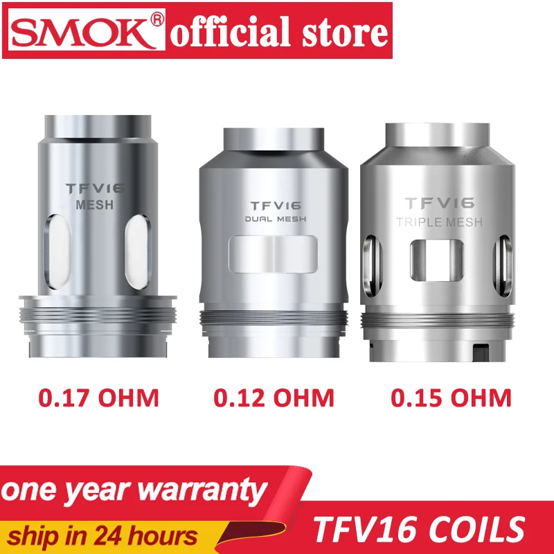 Оригинальный испаритель для электронной сигареты SMOK TFV16 с емкостью 9 мл TFV 16 Mesh
