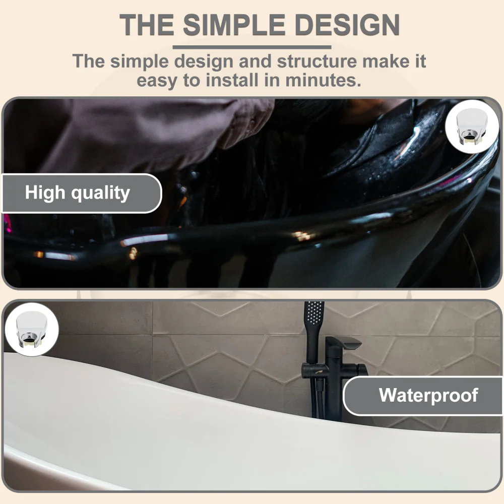 

1pc Shampoo Bed Bracket Support Frame for Shower Nozzle Silver