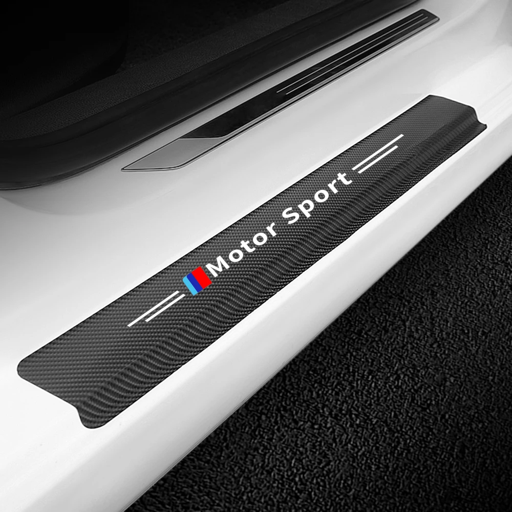 4 шт. наклейки на пороги дверей BMW E46 E90 E60 E39 E36 E87 E92 E91 E34 F30 F10 F20 G30 X6 X5 X1 X3 |