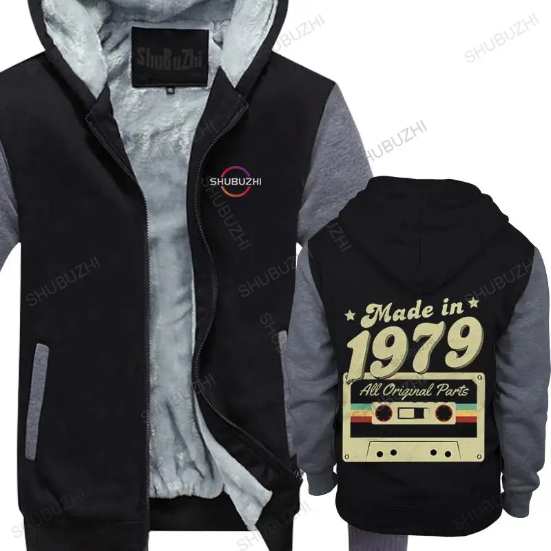 

Толстовка мужская в стиле ретро, худи из хлопка, свитшот, Повседневная флисовая куртка, оригинальные детали, подарок на день рождения, 1979