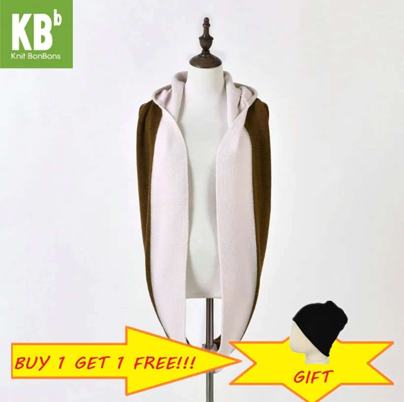 Женский и мужской шарф kbb зимний весенний теплый из шерстяной нити для
