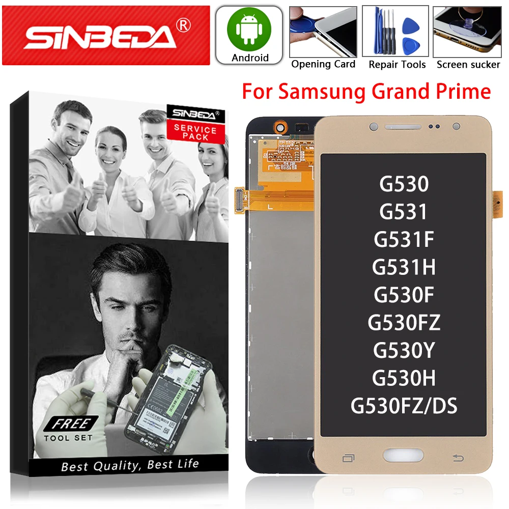 ЖК экран 5 0 дюйма для Samsung Galaxy Grand Prime G530 G531 дисплей с сенсорным экраном и