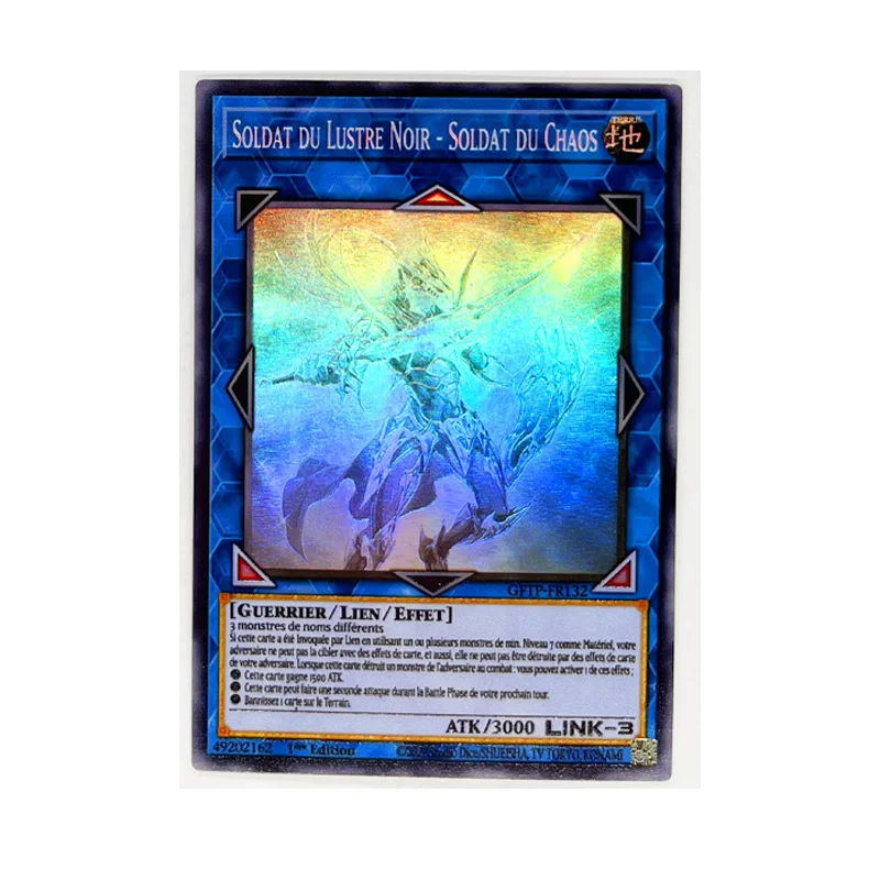 Yu Gi Oh черный блеск солдат маг Франция и английский DIY игрушки хобби Коллекционная