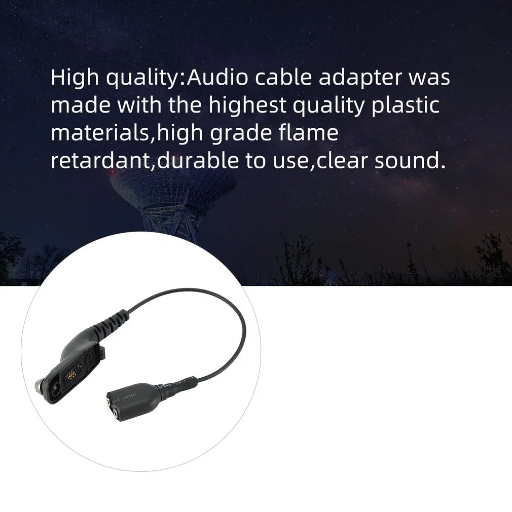 Talkie-Walkie Adapter Cable to K 2 Pin for BaoFeng UV5R 888s For Motorola xirp8268 APX6000 MTP850S Headset Mic Accessory | Безопасность