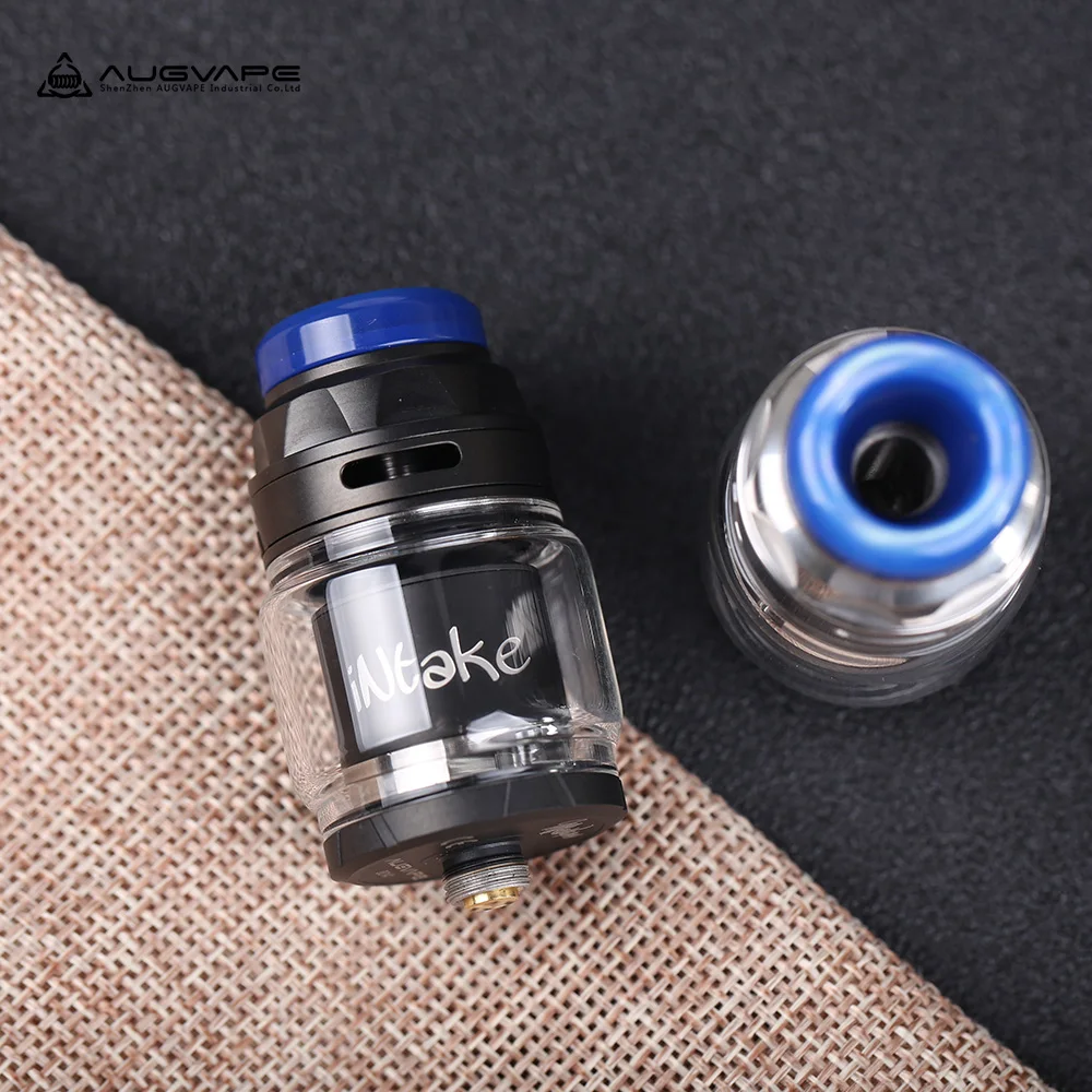 Original Augvape Intake RTA Tank 5.8ml 24mm Single Coil Atomizer Electronic Cigarette Top filling Fit 510 thread Vaporizer | Электроника
