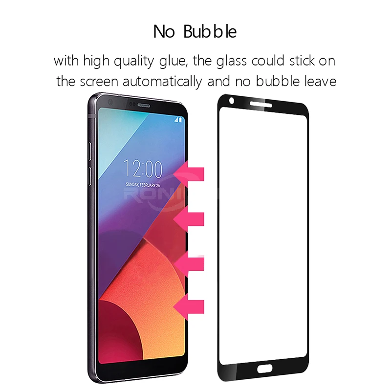 Полное покрытие закаленное стекло для LG K10 2017 3d 9H Взрывозащищенная защитная